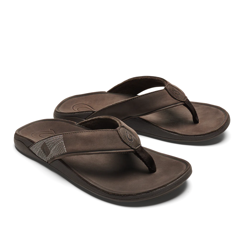 Olukai Men's Tuahine- Dark Wood