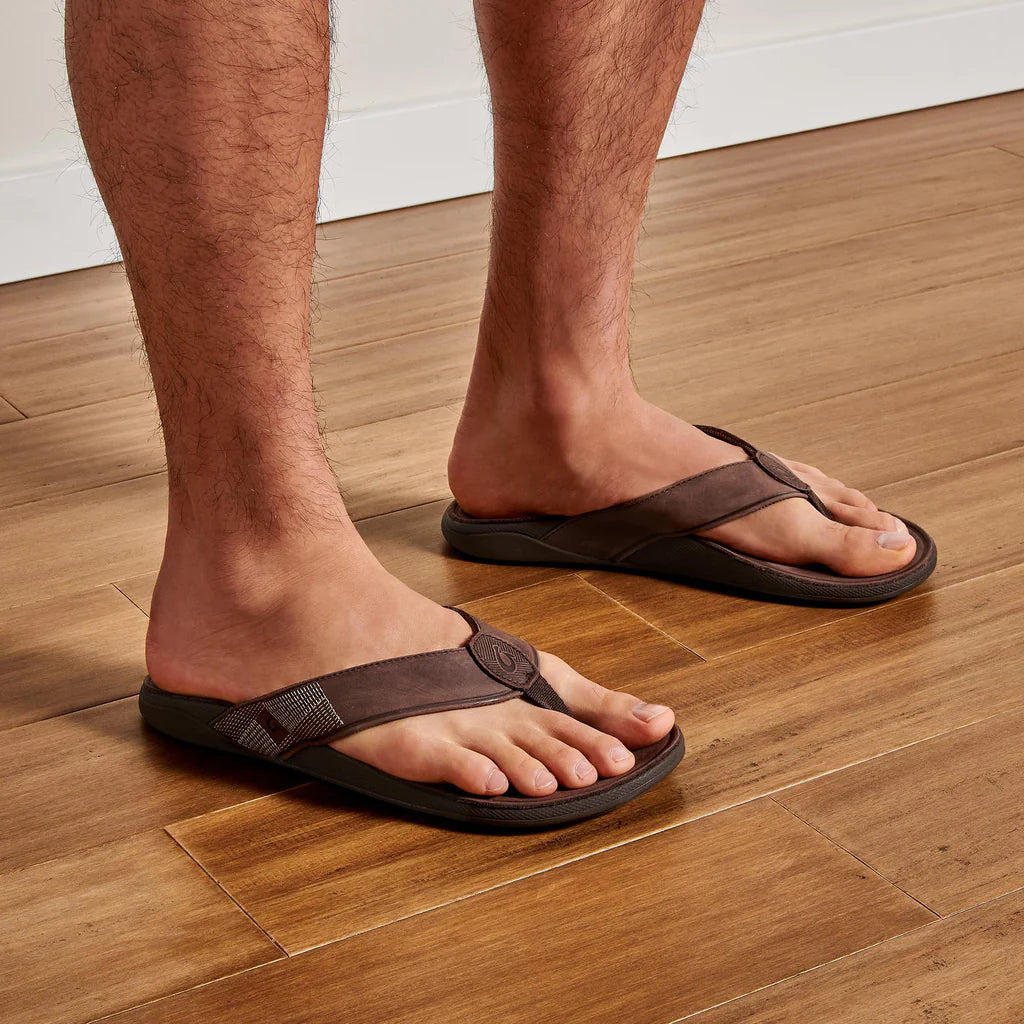 Olukai Men's Tuahine- Dark Wood