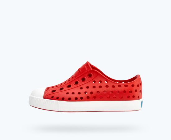 Native Shoes Jefferson Youth - Torch Red/ Shell White