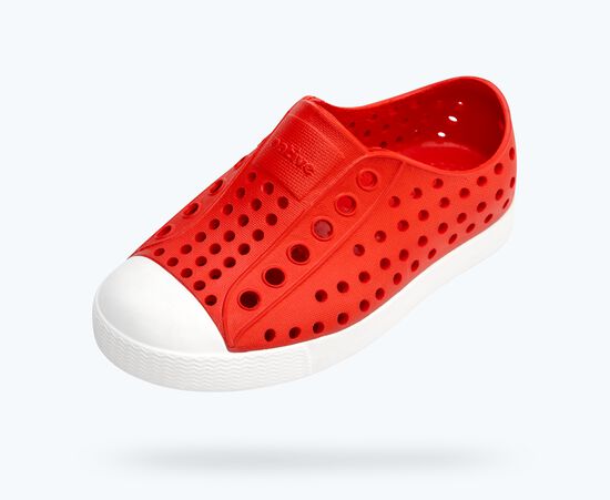 Native Shoes Jefferson Youth - Torch Red/ Shell White