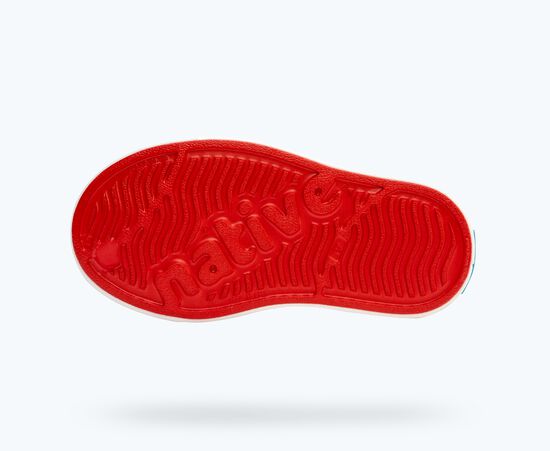 Native Shoes Jefferson Youth - Torch Red/ Shell White