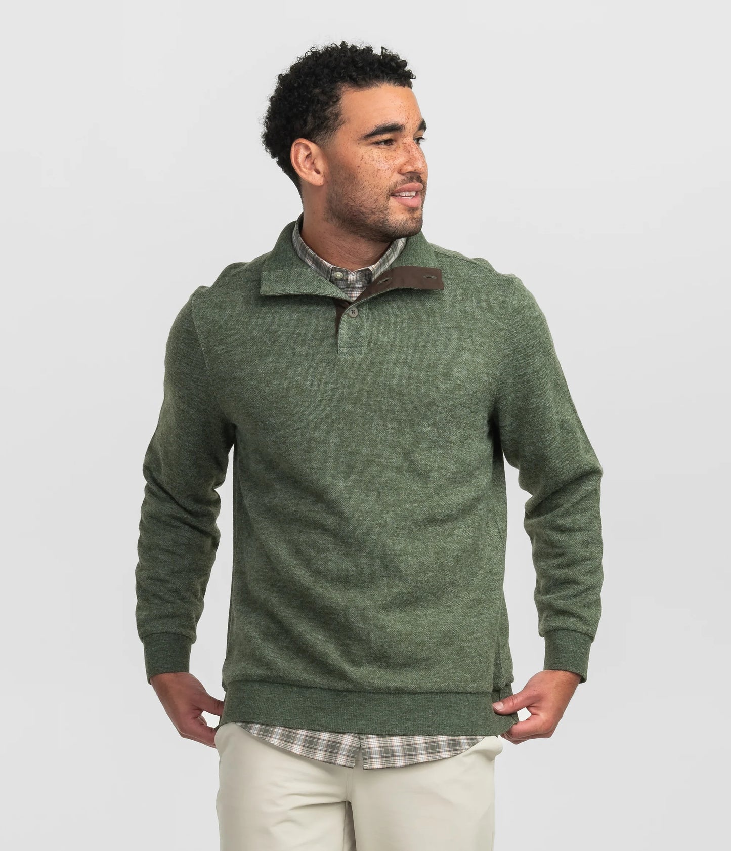 SSCO Sweater Fleece Elevated Pullover - Cedar