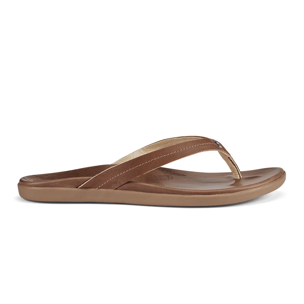 Olukai Women's HONU- Tan/ Tan