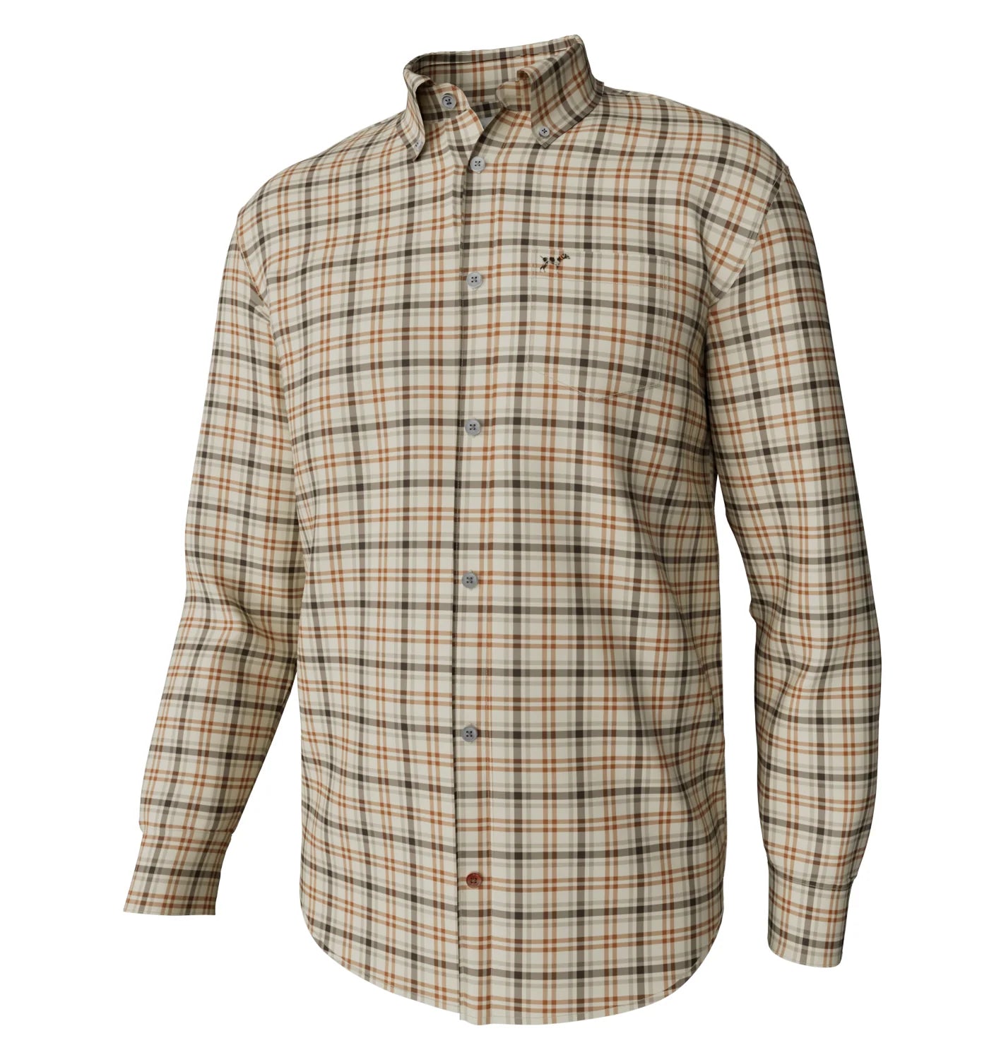 Southern Point Hadley Vintage Button Down - Gunstock