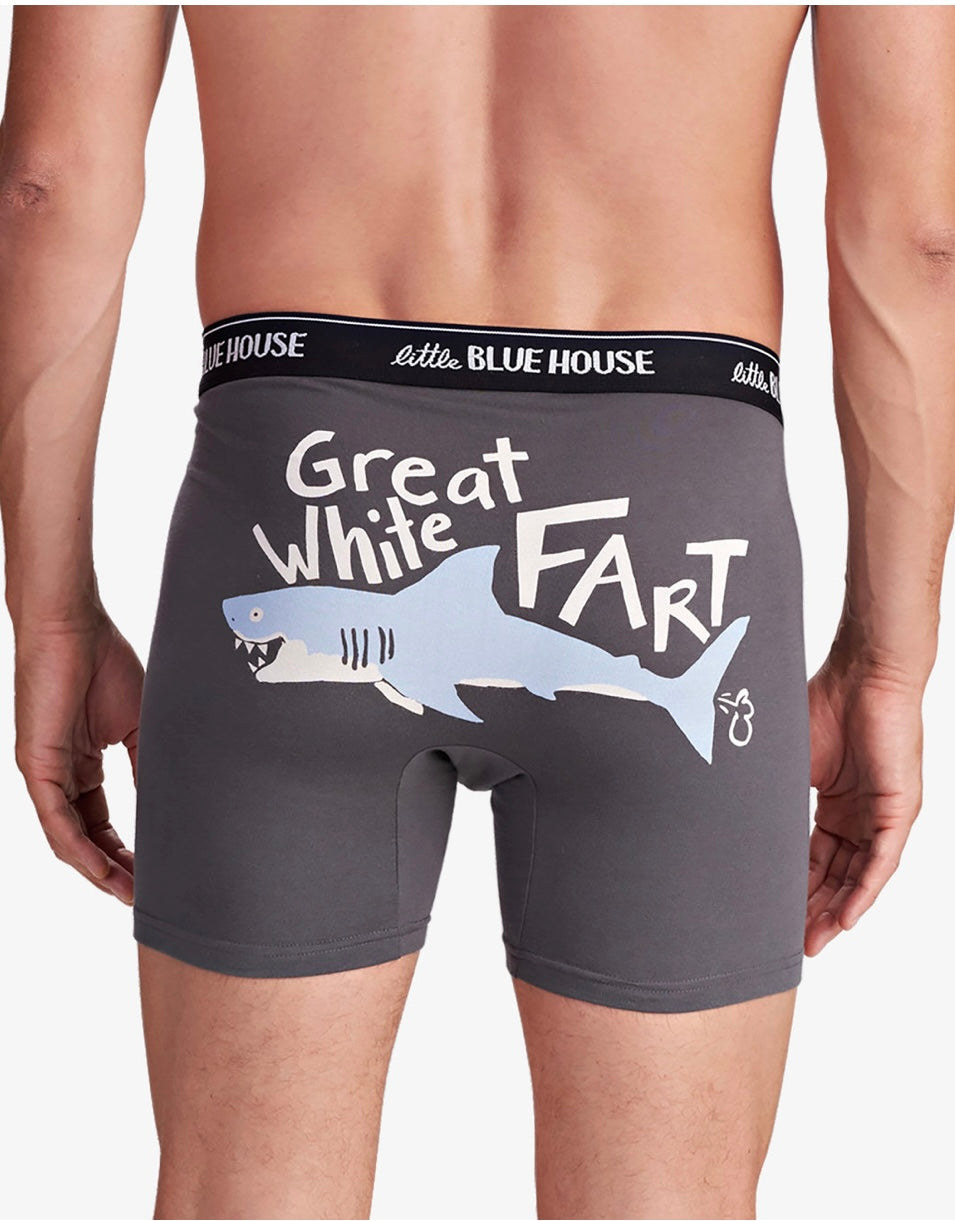 LBH Great White Fart Men's Boxer Briefs