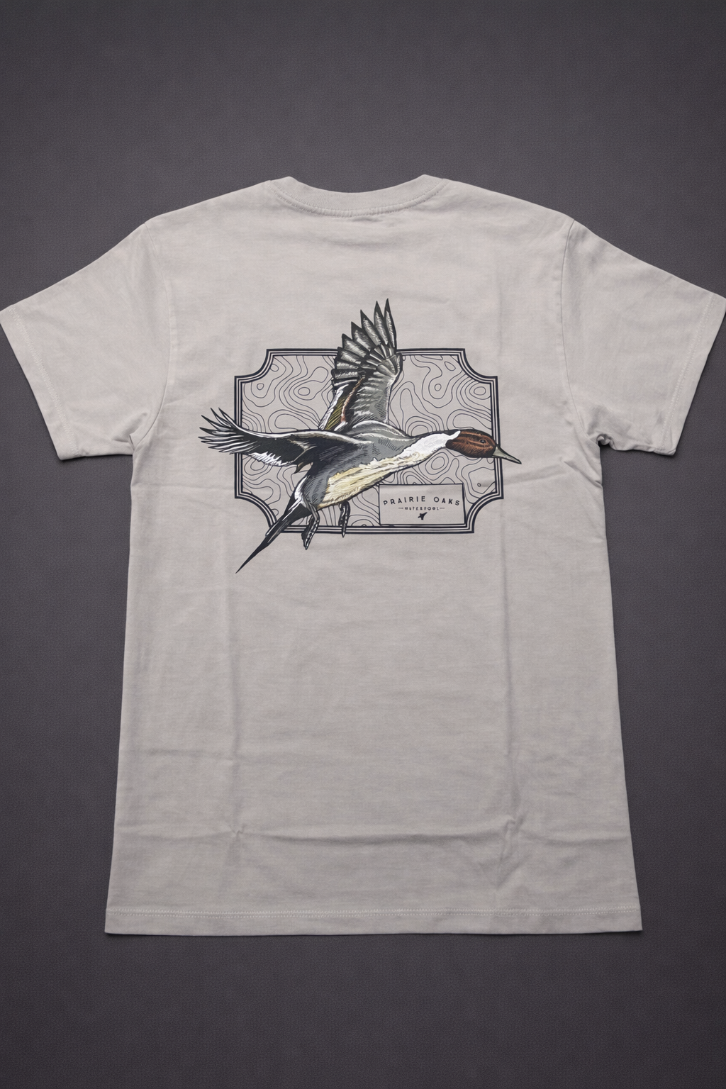 Prairie Oaks Sprig SS Tee - Silver Filgree