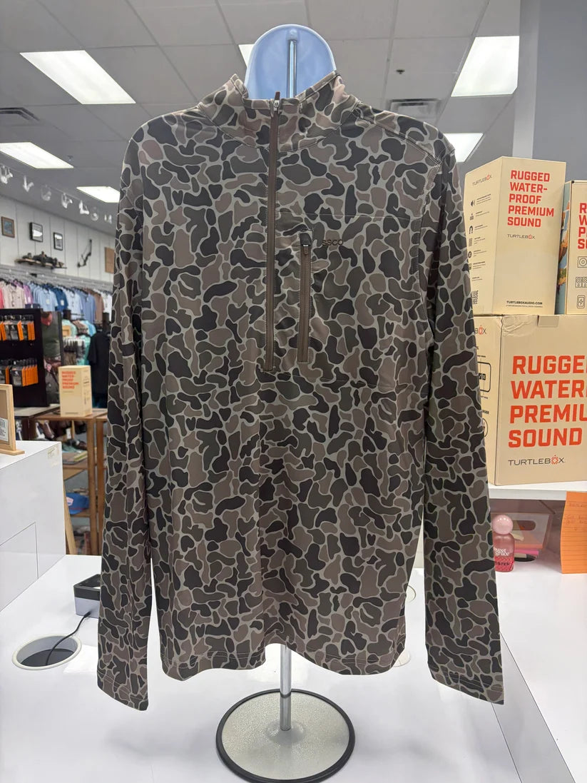 Southern Shirt Co Boys Waypoint Qtr Zip in Range
