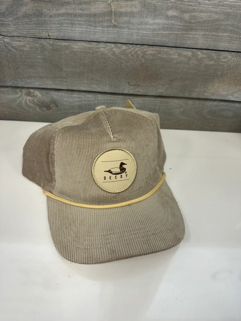 Dixie Decoy Corduroy Rope Hat - Tan