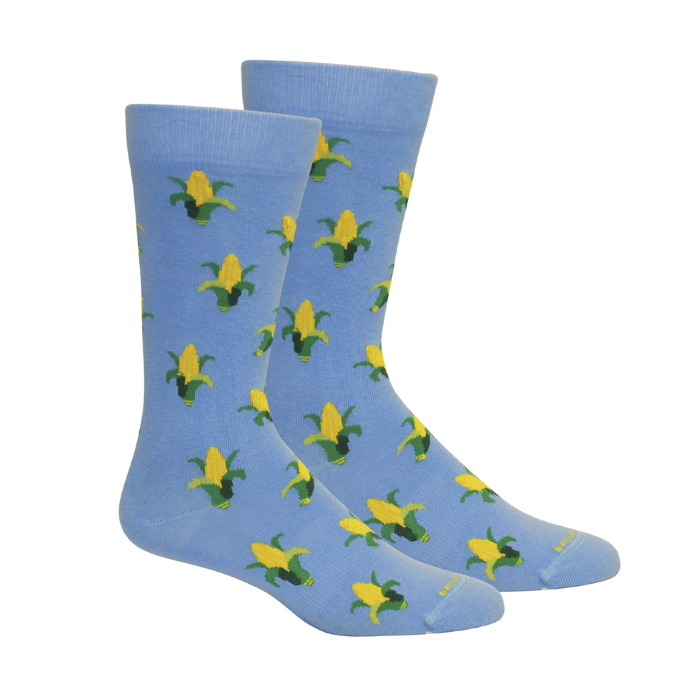 Brown Dog Socks Maize - Della Blue