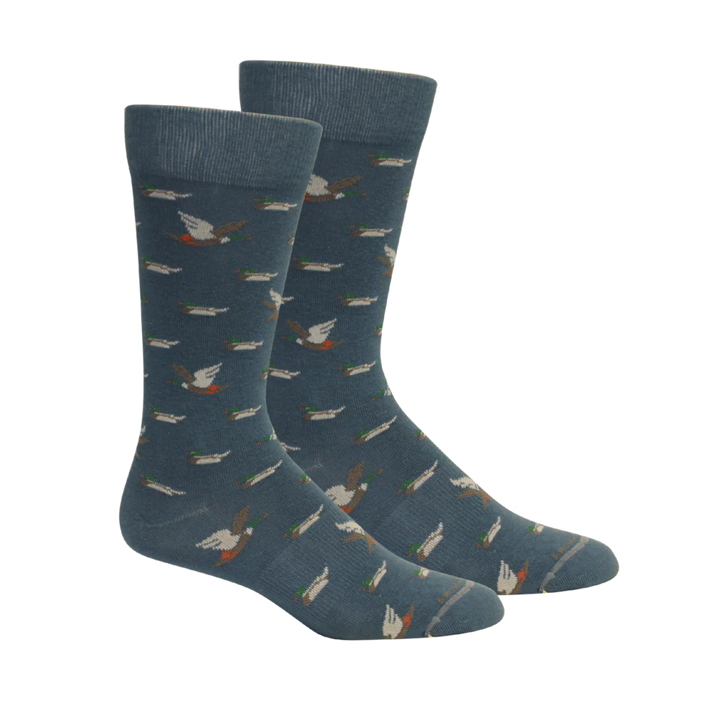 Brown Dog Socks - Belhaven Bluestone