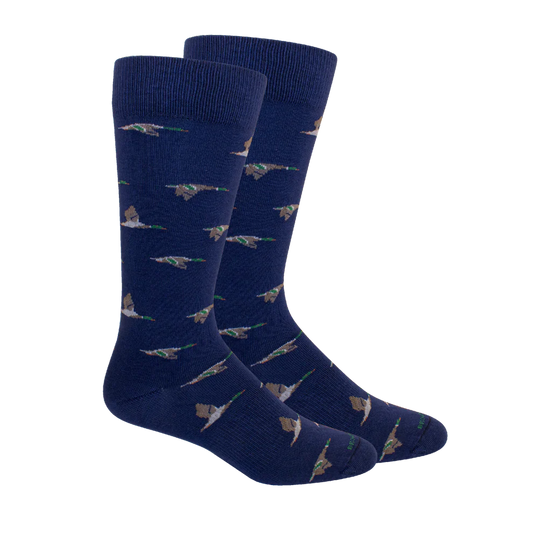 Brown Dog Socks - Insignia Blue Mallard