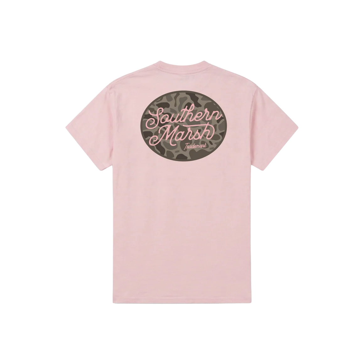 Southern Marsh Cowgirl Camo Tee - Camellia