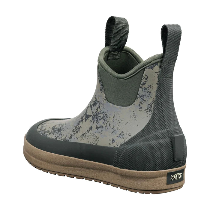Aftco Ankle Deck Boot PRT Green Acid Camo