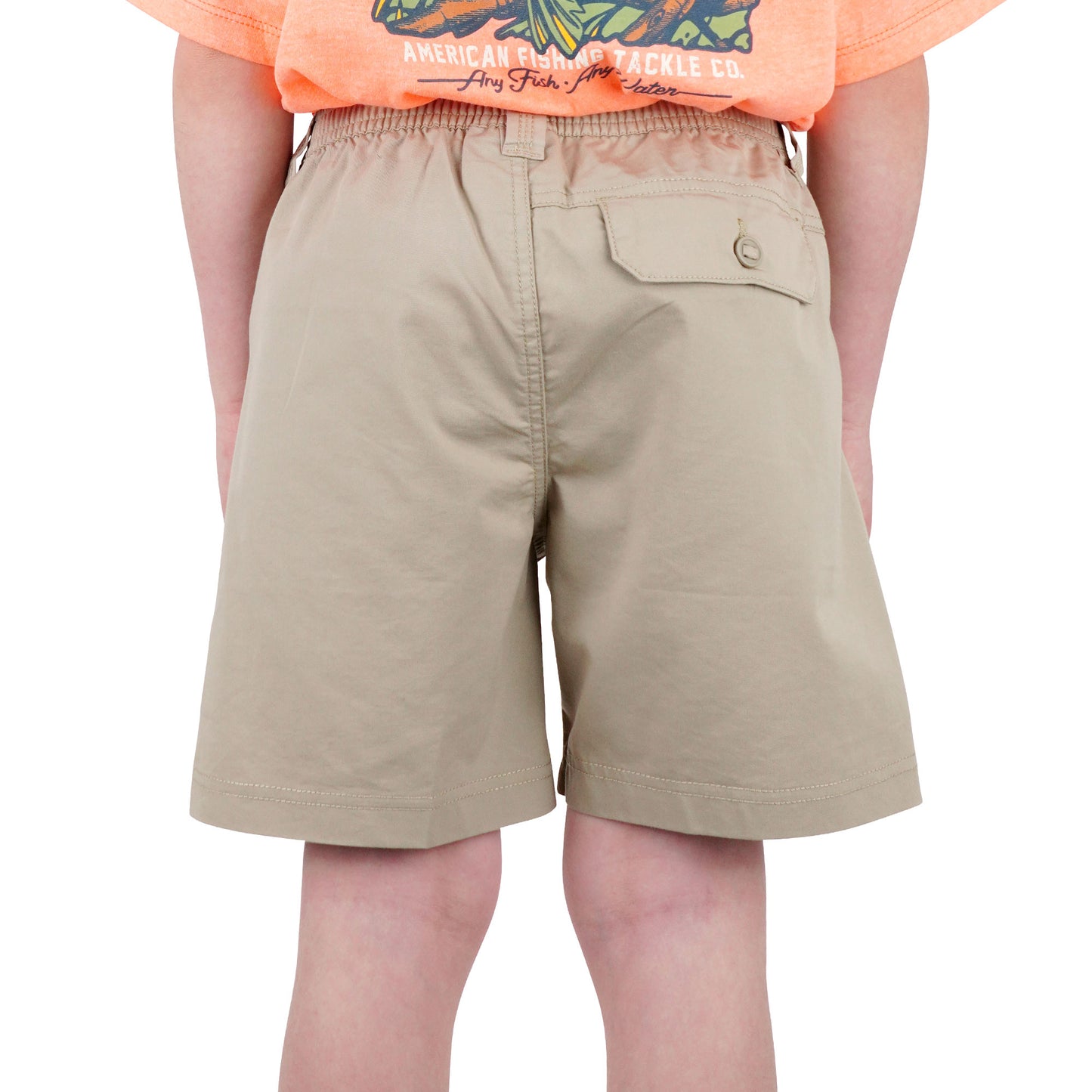 Aftco Youth Landlocked Shorts - Khaki