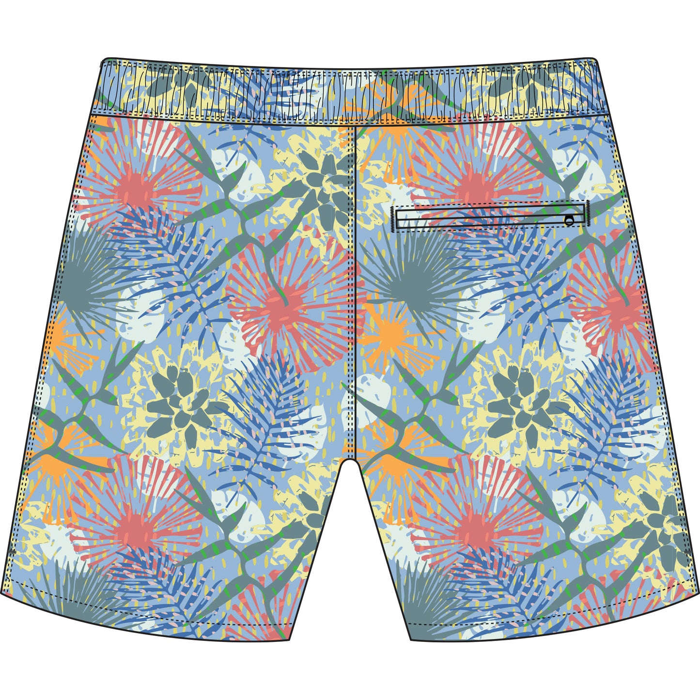 Aftco Youth Printed Strike Shorts - Elfin Yellow
