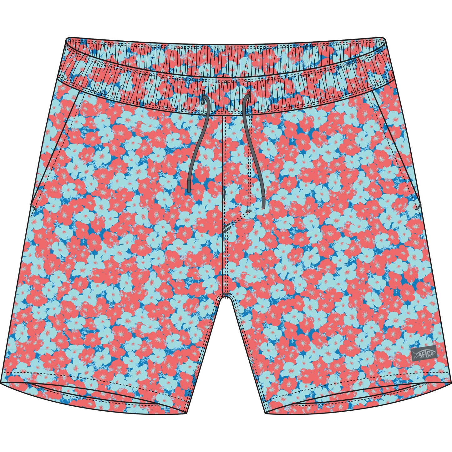 Aftco Strike Swim Shorts - Fathom