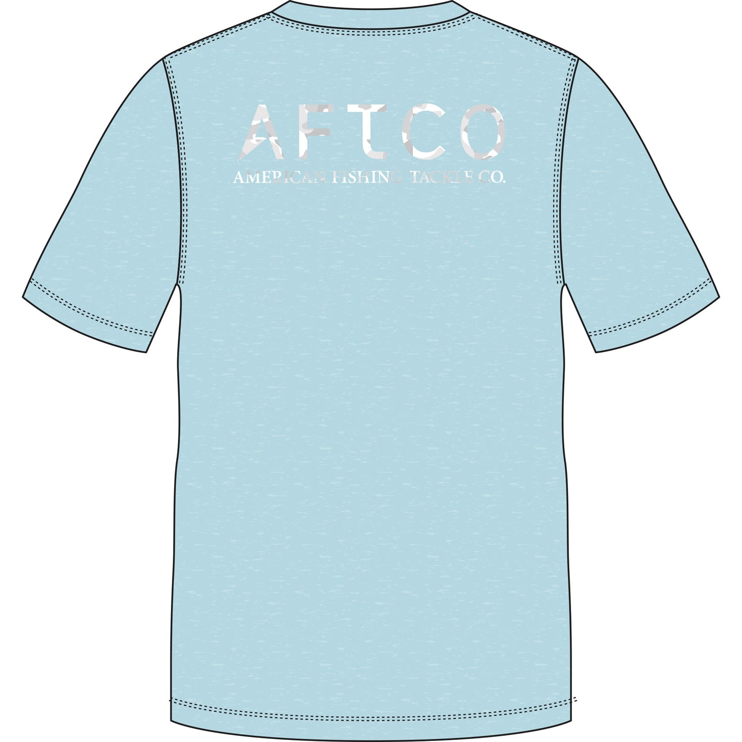 Aftco Samurai S/S Performance Shirt - Clearwater Heather