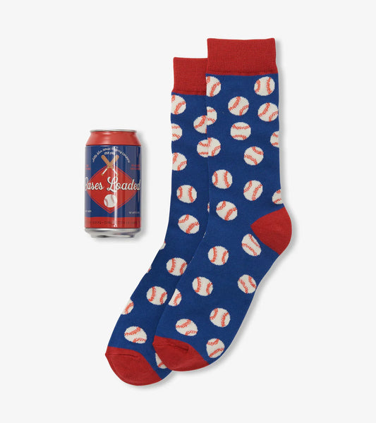 Hatley Bases Loaded Beer Can Socks