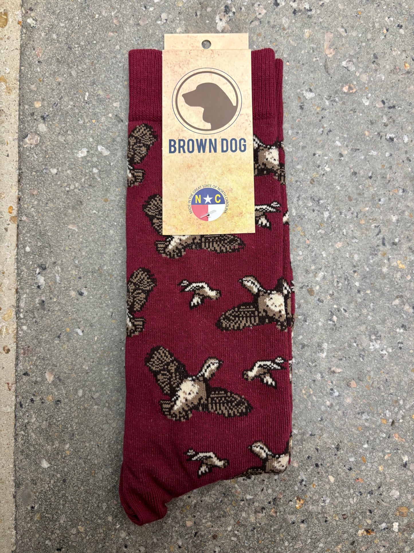 Brown Dog Flying Quail - Tibetan Red