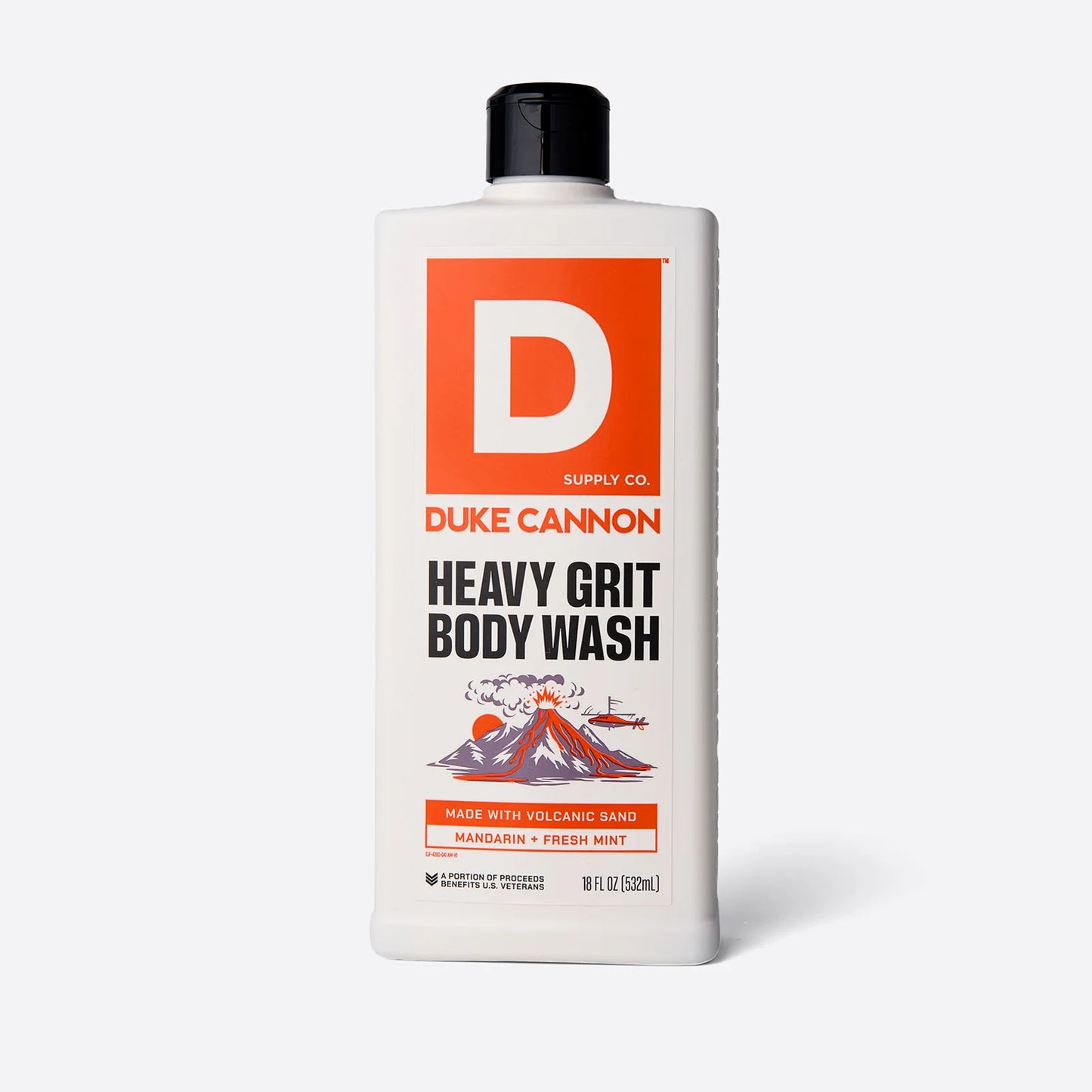 Duke Cannon Heavy Grit Deep Cleaning Body Wash Mandarin + Fresh Mint