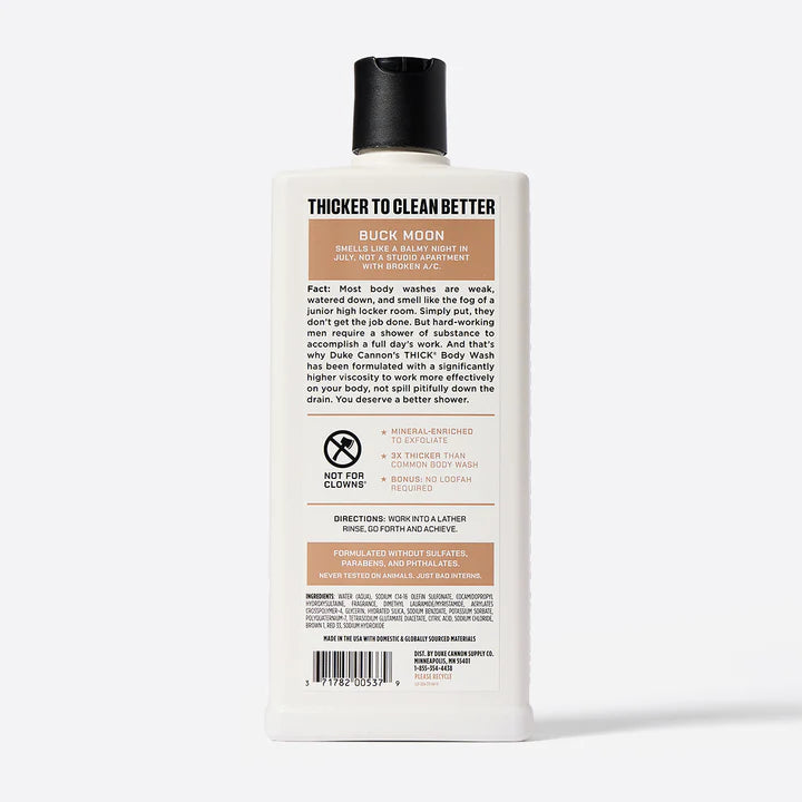 Duke Cannon Buck Moon THICK Body Wash