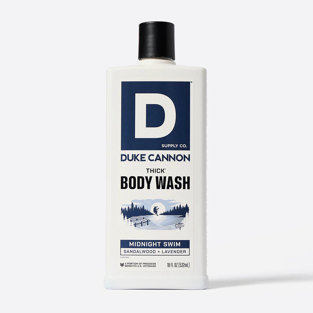 Duke Cannon Midnight Swim THICK® Body Wash Sandalwood + Lavender