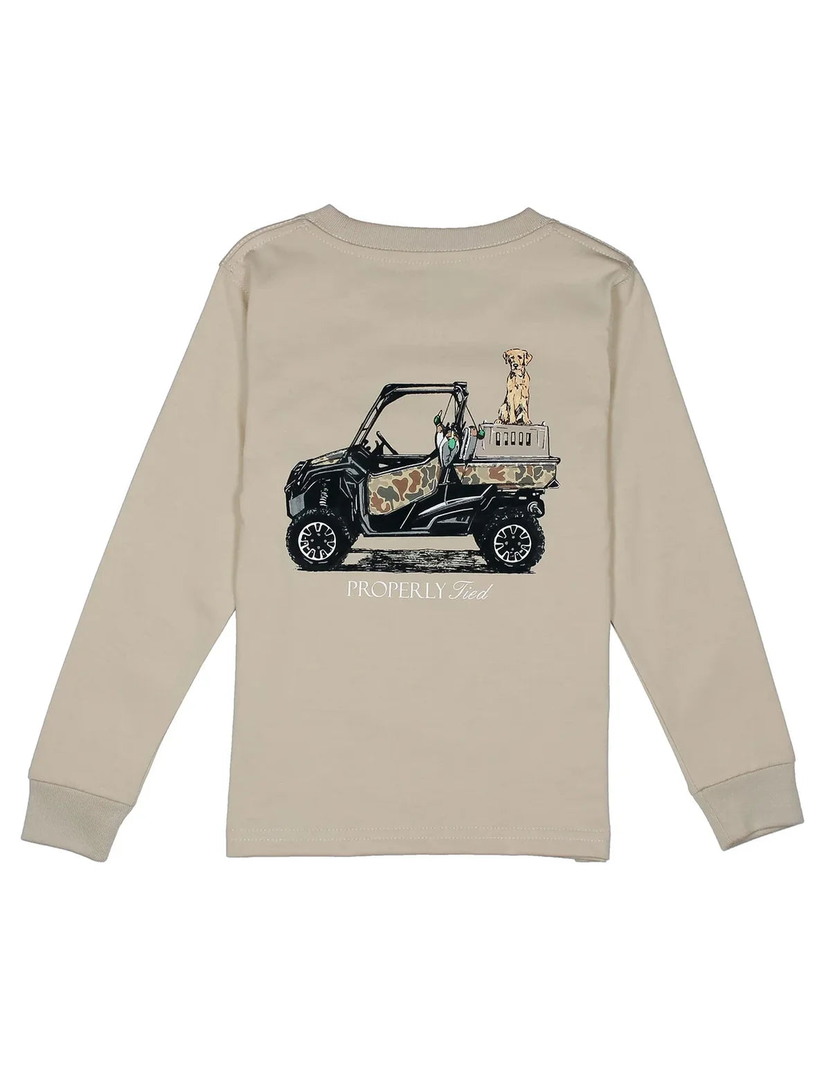 Properly Tied Boys Trail Traditions LS - Linen