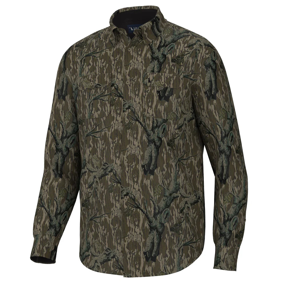 Local Boy Camo Button Up - Tree Stand