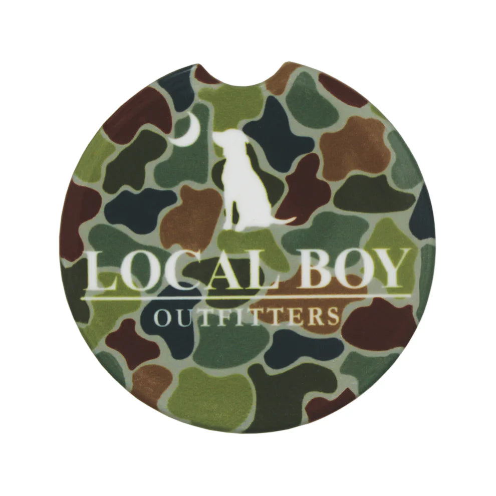 Local Boy Car Coaster - River Camo