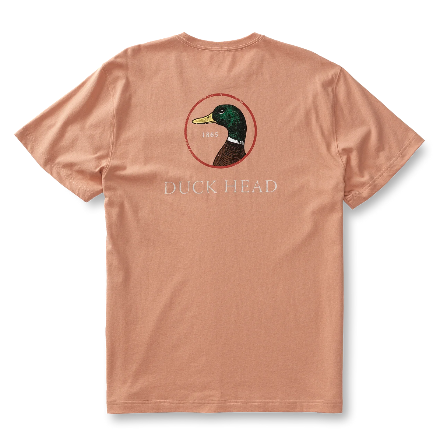 Duck Head Logo Short Sleeve T-Shirt - Rosewood