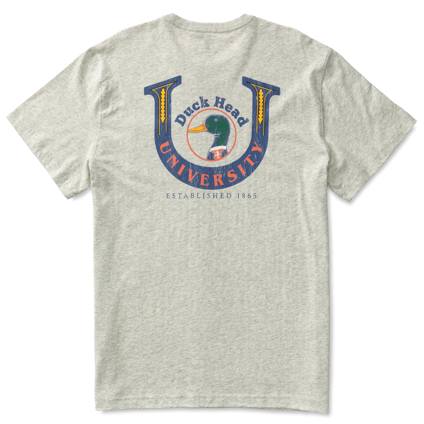 Duck Head University SS Tee- Varsity Grey