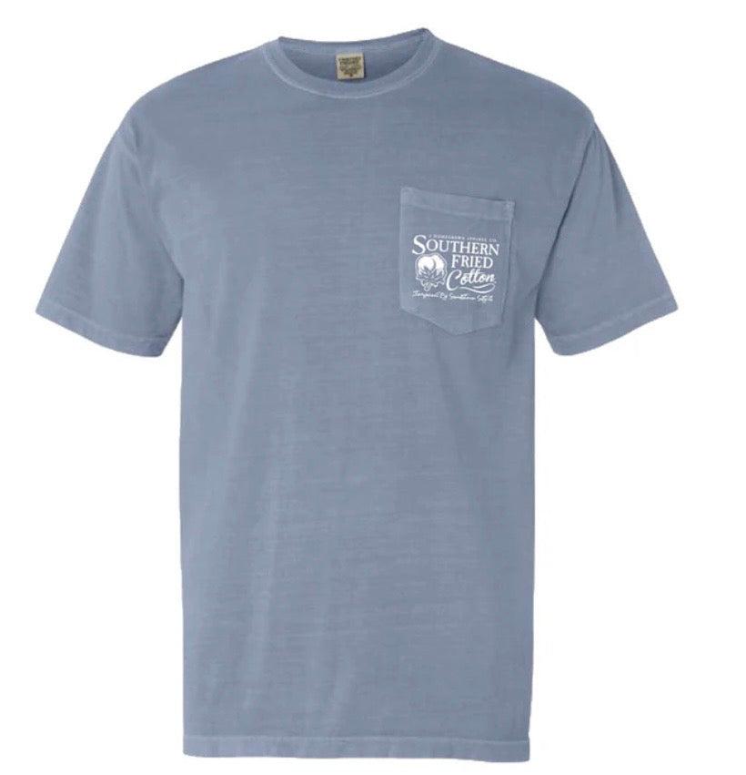 SoFriCo Men’s SS Tshirt Out In The Field - Ice Blue