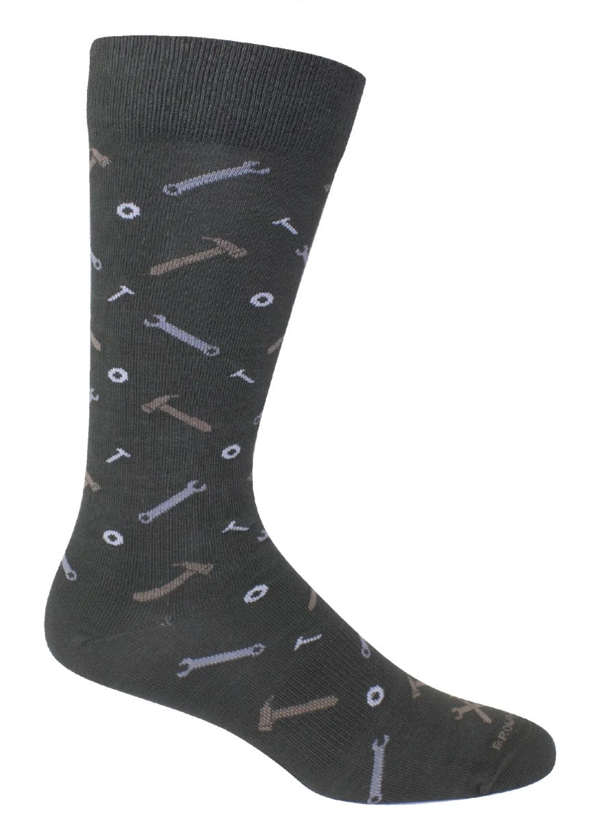 Brown Dog UT Tool Time Socks - Sage