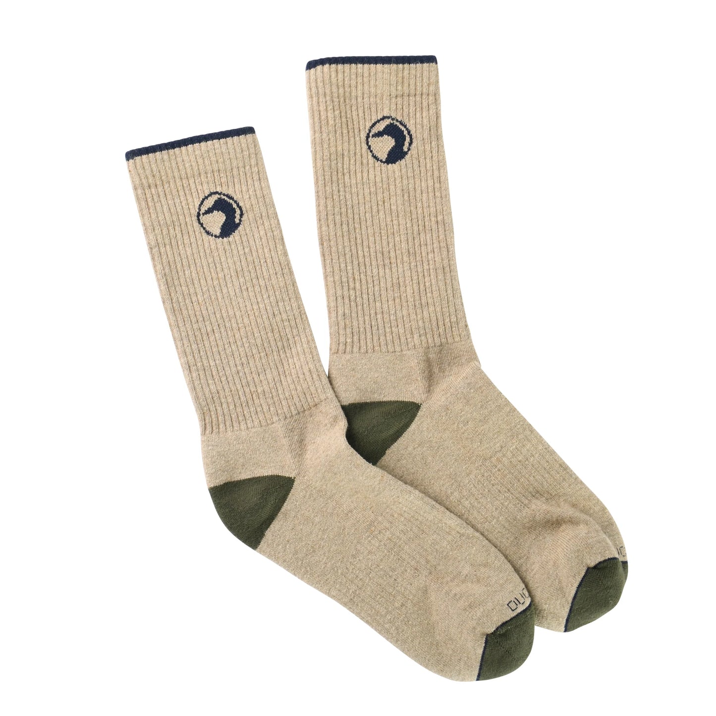 Duck Head Logo Socks - Stone