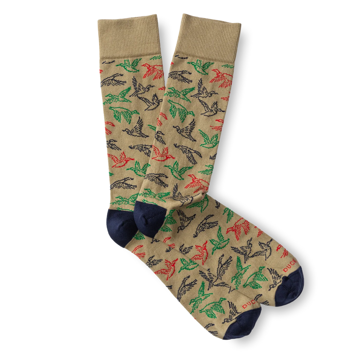 Duck Head Flying Mallard Socks - Khaki