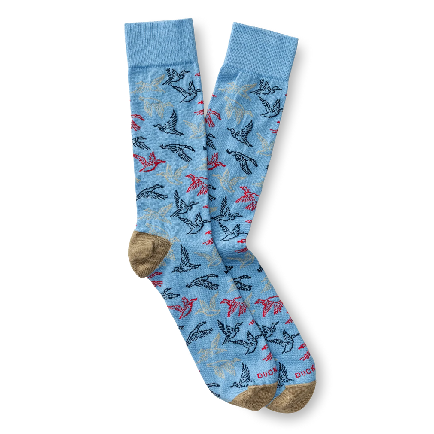 Duck Head Flying Mallard Socks - Sky Blue