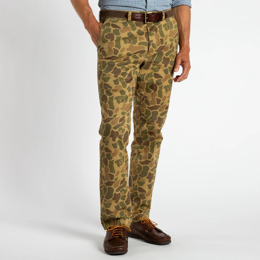 Duck Head Classic Fit Gold School Chino- Camo