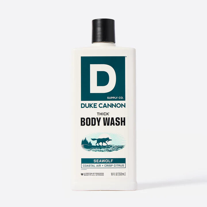 Duke Cannon Seawolf THICK® Body Wash Coastal Air + Crisp Citrus