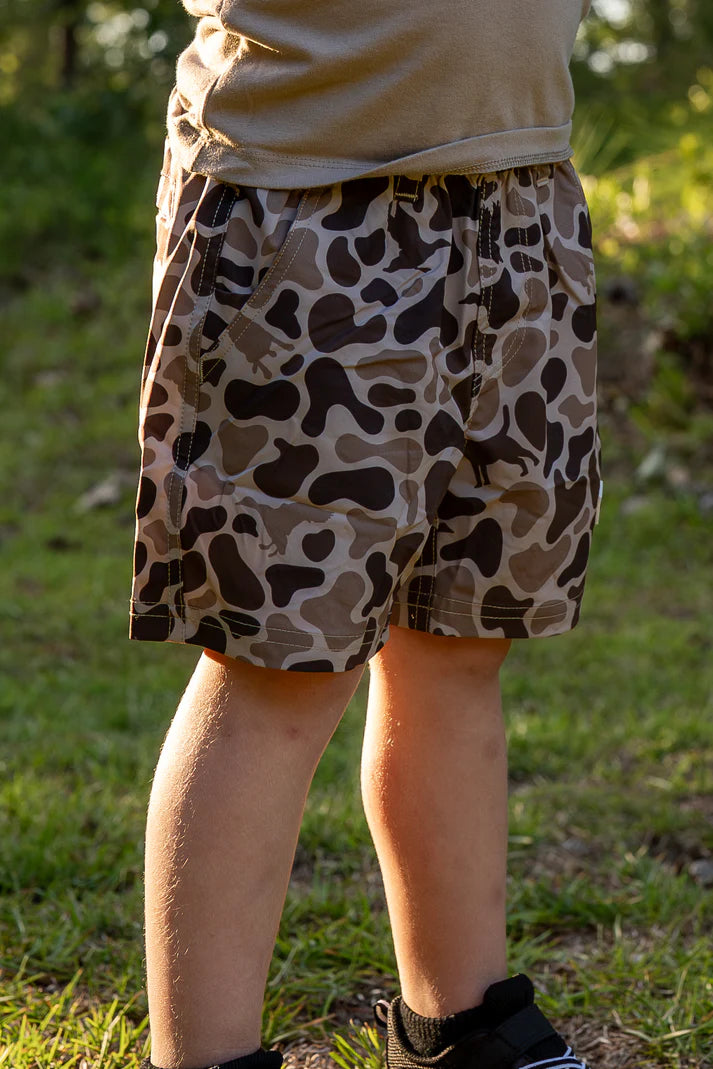 Combat Waterfowl Youth Volley Short | Mosul Camo