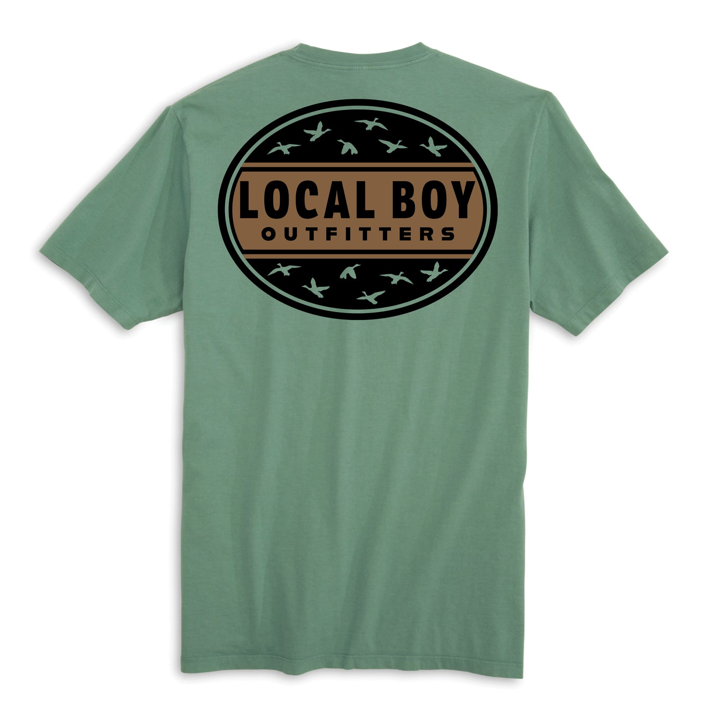 Local Boy Duck Badge S/S Tee - Light Green
