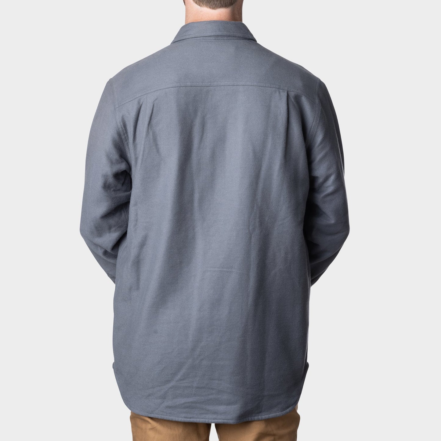 Duck Camp Campfire Shacket- Charcoal