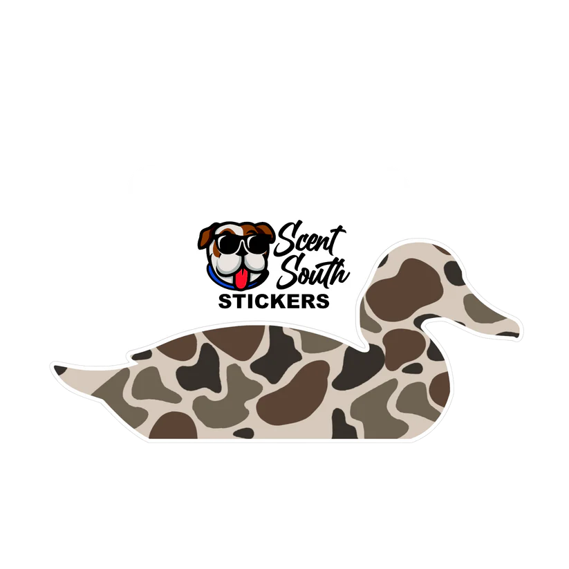 Scent South Duck Decoy - sticker