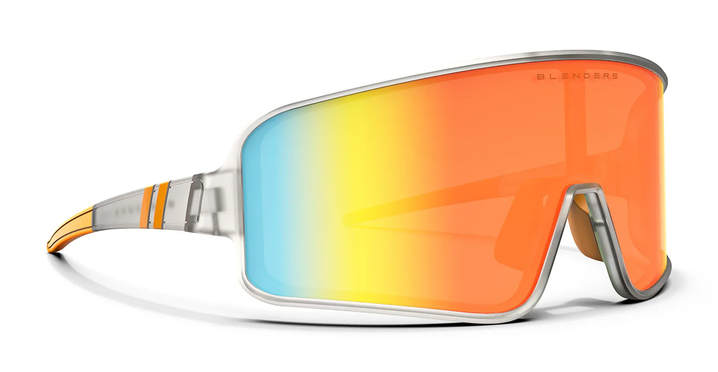 Blenders Eyewear Eclipse Saturn Cloud - Matte Clear/ Polarized Orange Red