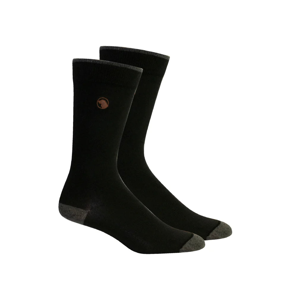 Brown Dog Socks Everyday Basics - Black