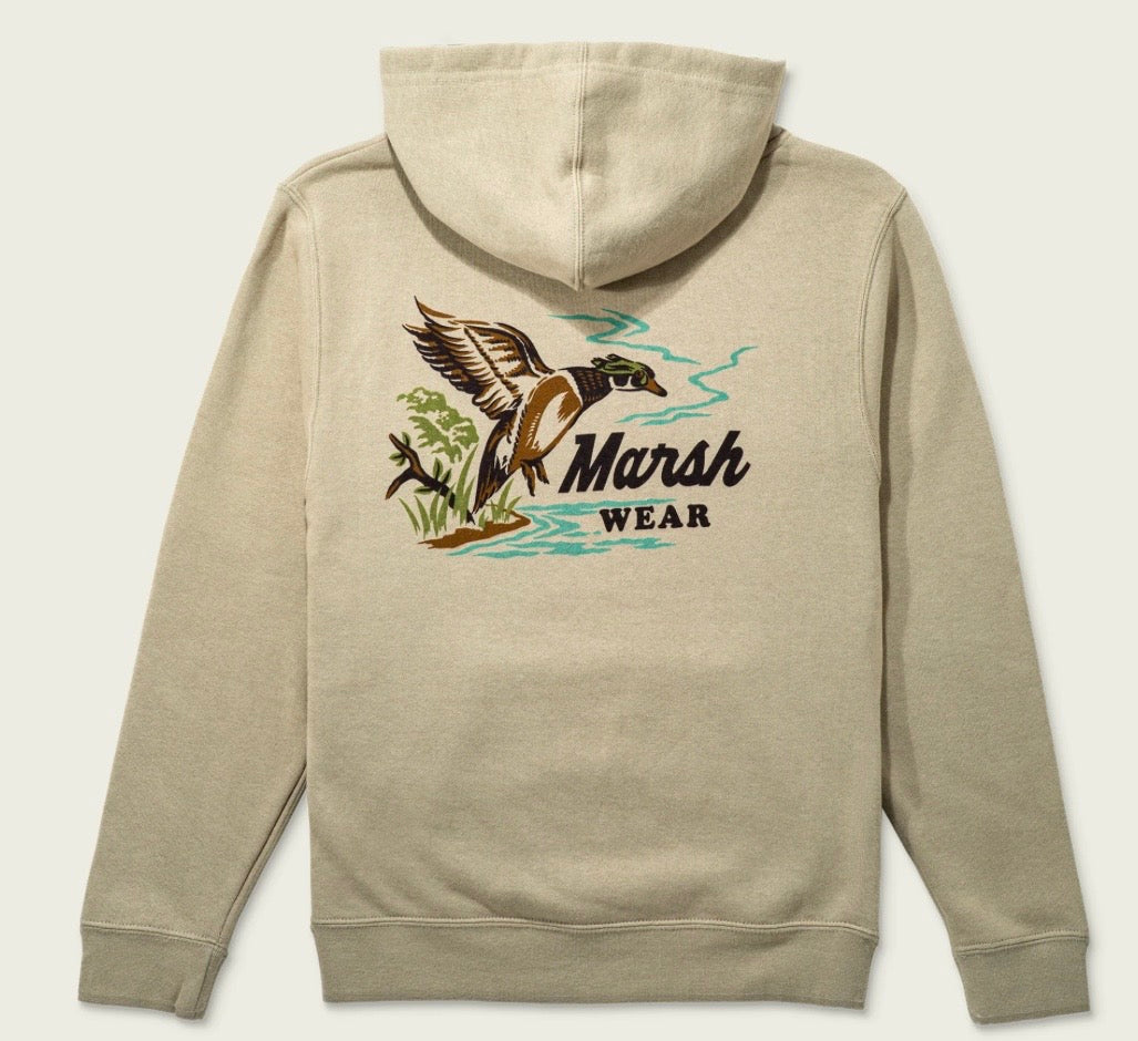 Marsh Wear Youth Heritage Duck Hoodie - Cement