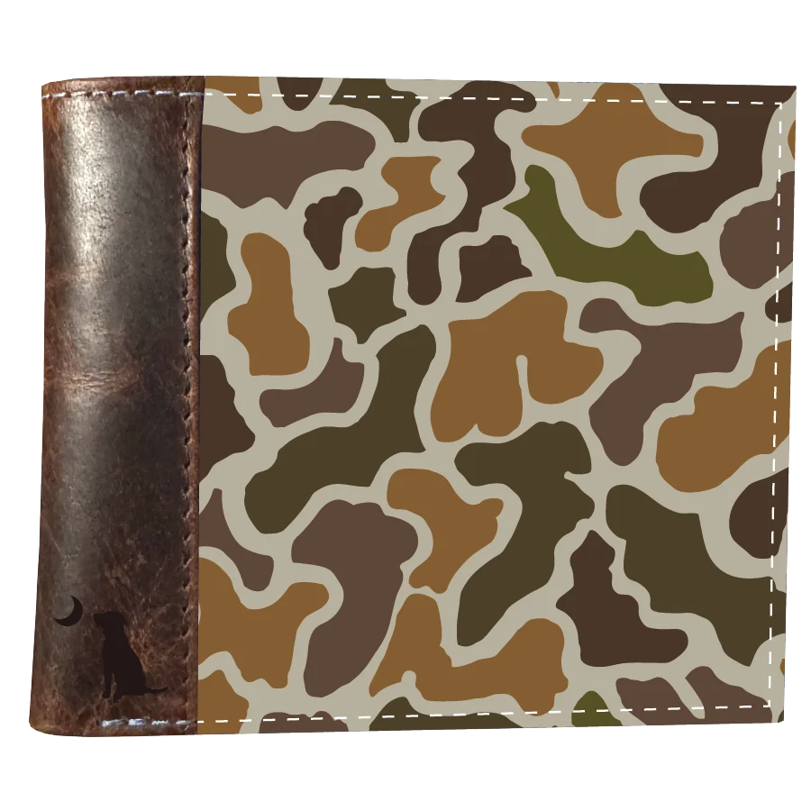 Local Boy Camo Bi-fold Wallet - Localflage Vintage