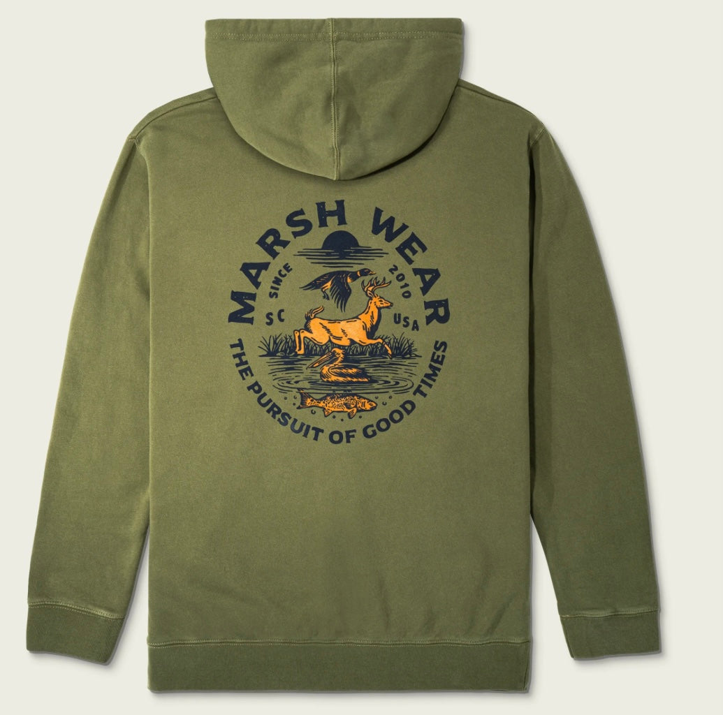 Marsh Wear Natural Resources Hoodie - Army