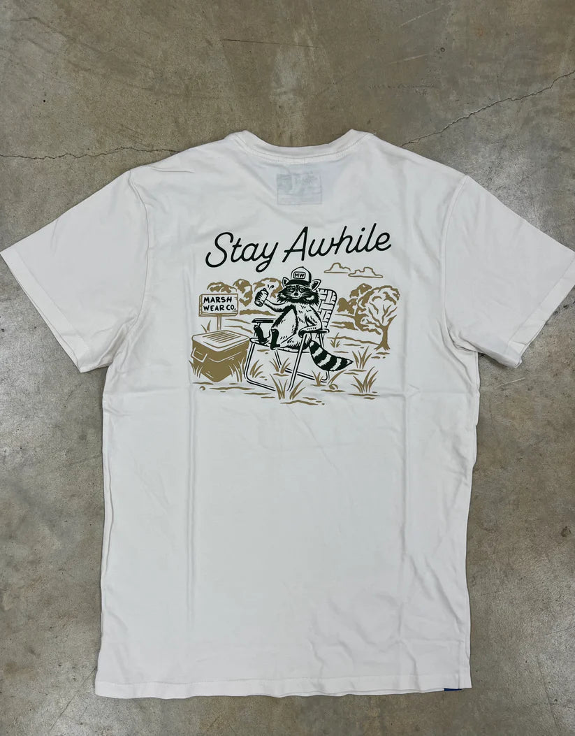 Marsh Wear Stay A while Tee - Vintage White