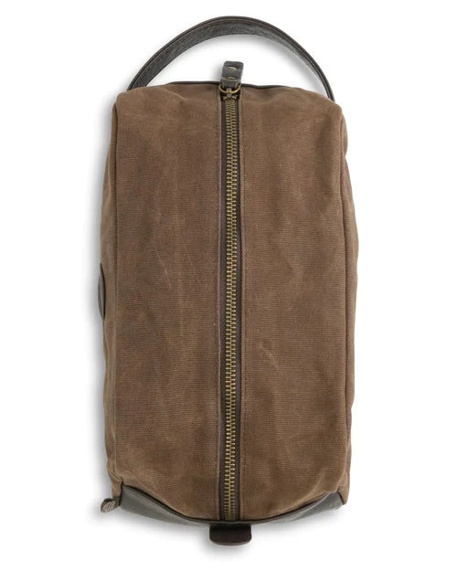 Heybo Waxed Dopp Kit - Brown