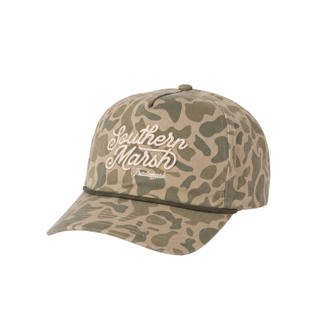 Southern Marsh Odessa Washed Rope Hat - Retro Camo
